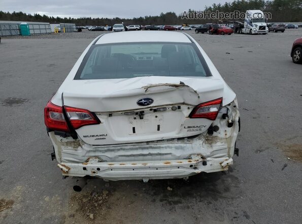 4S3BNAA63G3031187 2016 SUBARU LEGACY Белый Вид сзади