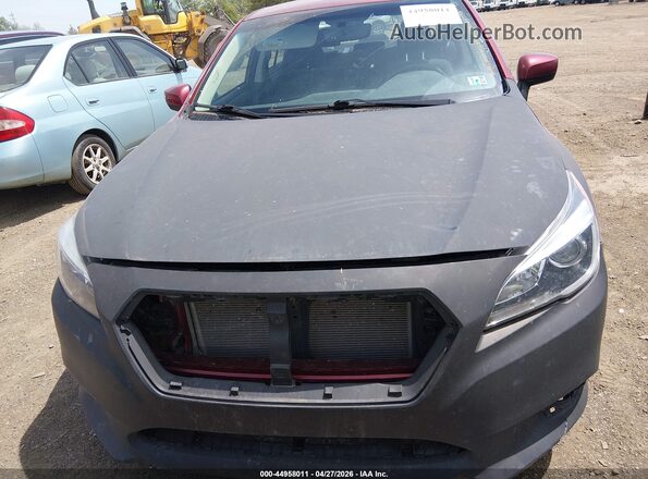 4S3BNAC64H3060583 2017 SUBARU LEGACY Red Widok z przodu