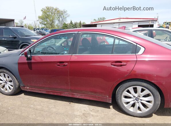 4S3BNAC64H3060583 2017 SUBARU LEGACY Red Widok wnętrza 360 stopni