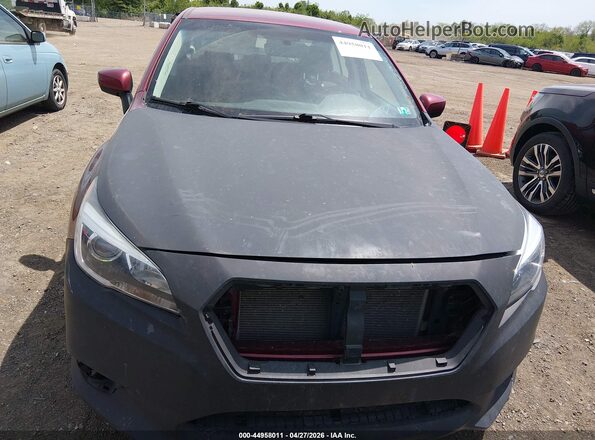 4S3BNAC64H3060583 2017 SUBARU LEGACY Red Widok zestawu wskaźników