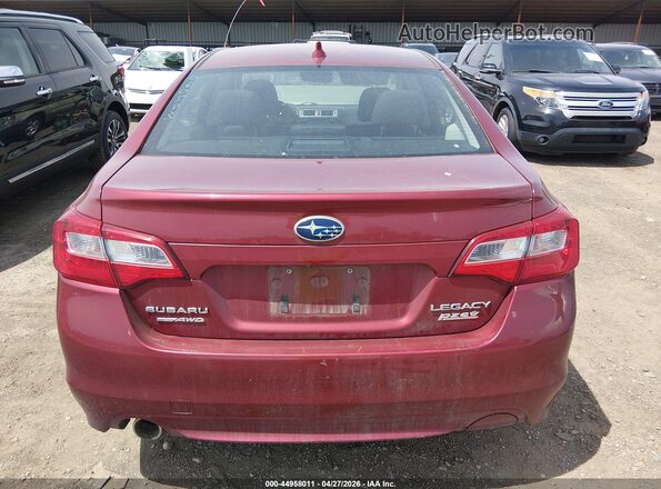 4S3BNAC64H3060583 2017 SUBARU LEGACY Red 