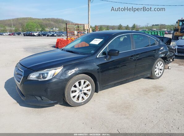 4S3BNAC67H3029697 2017 SUBARU LEGACY Black Przód lewy