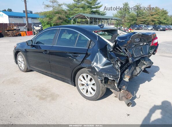 4S3BNAC67H3029697 2017 SUBARU LEGACY Black Tył lewy