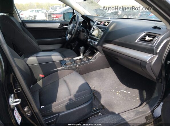 4S3BNAD63G3039625 2016 SUBARU LEGACY Черный Вид салона спереди