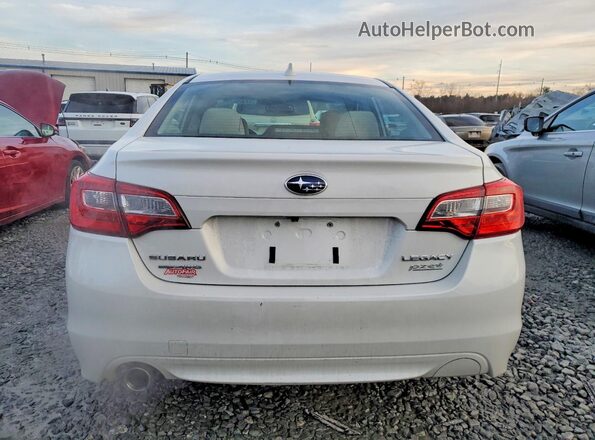 4S3BNAD65H3008345 2017 SUBARU LEGACY Белый Вид сзади