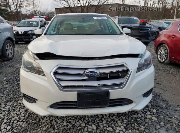 4S3BNAD65H3008345 2017 SUBARU LEGACY Белый Вид спереди