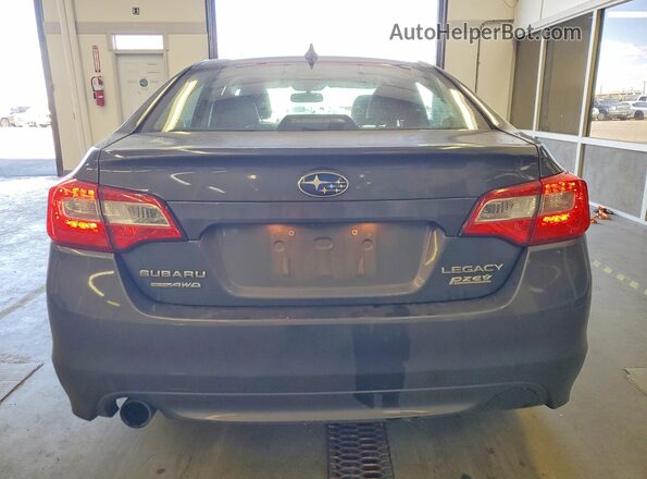 4S3BNAL62G3017004 2016 SUBARU LEGACY Gray Вид ззаду