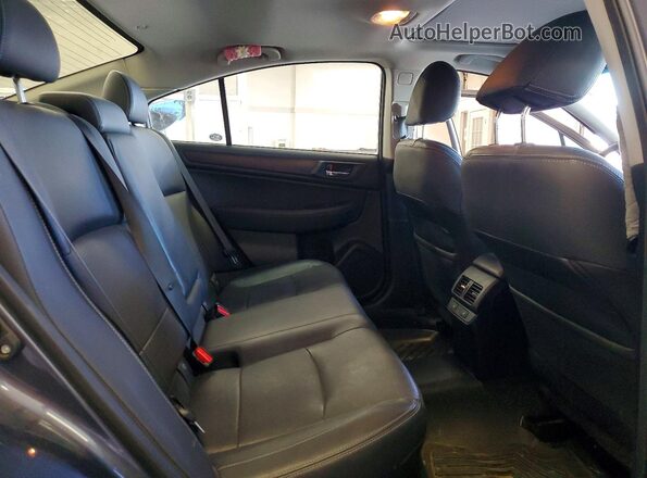 4S3BNAL62G3017004 2016 SUBARU LEGACY Gray Вид задніх сидінь