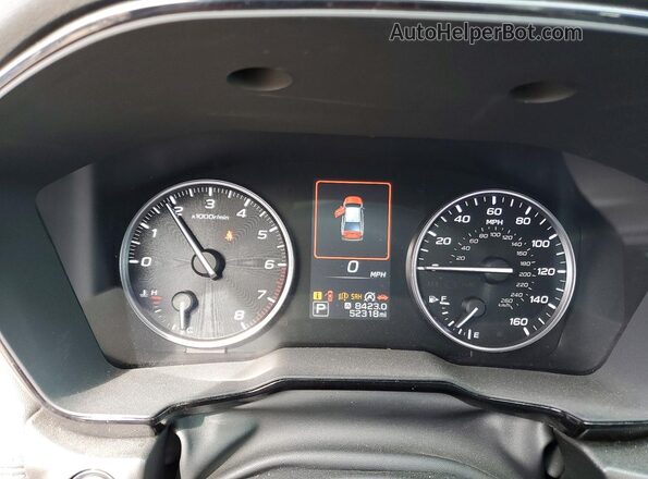 4S3BWAF60N3013328 2022 SUBARU LEGACY Серебряный Вид щитка приборов