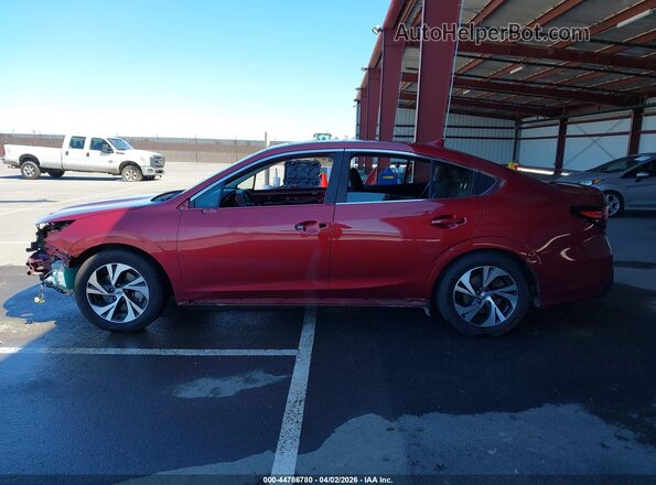 4S3BWAF63M3010776 2021 SUBARU LEGACY Burgundy 
