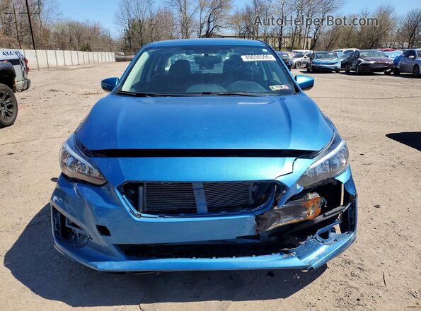 4S3GKAD64J3612974 2018 SUBARU IMPREZA Blue Widok z przodu
