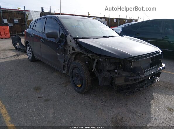4S3GTAA63H1754370 2017 SUBARU IMPREZA Black Delantero derecho