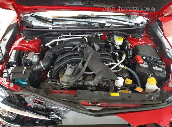 4S3GTAM60N3714436 2022 SUBARU IMPREZA Red Vista interior trasera