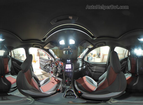 4S3GTAM60N3714436 2022 SUBARU IMPREZA Red Vista interior de 360 grados