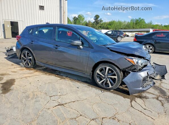 4S3GTAM63N3719422 2022 SUBARU IMPREZA Gray Przód prawy