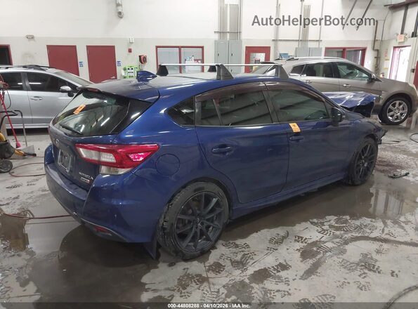 4S3GTAM66H3731441 2017 SUBARU IMPREZA Синий Задняя правая четверть