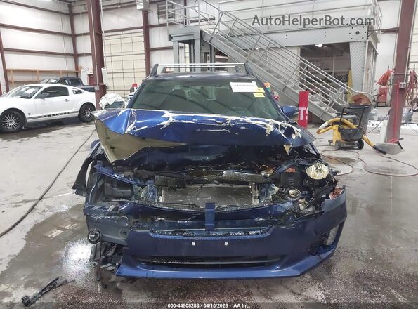 4S3GTAM66H3731441 2017 SUBARU IMPREZA Синий Вид задней части салона