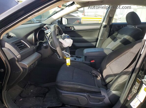 4S4BSAAC2J3300779 2018 SUBARU OUTBACK Black Widok wnętrza z przodu