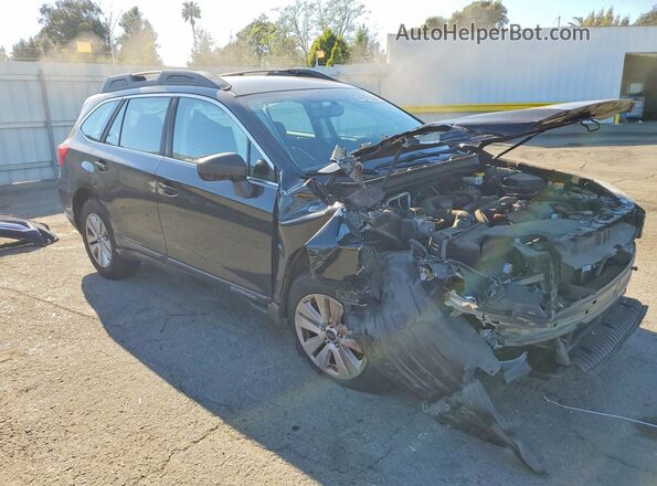 4S4BSAAC2J3300779 2018 SUBARU OUTBACK Black Przód prawy