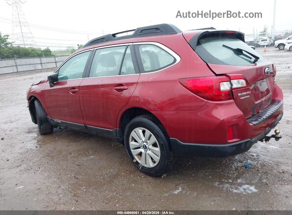 4S4BSAAC8H3440796 2017 SUBARU OUTBACK Красный 