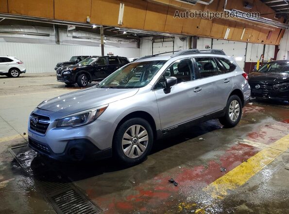 4S4BSABC9K3303419 2019 SUBARU OUTBACK Серебряный Передняя левая четверть