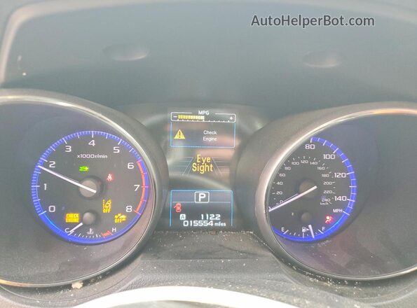 4S4BSAFC0J3297860 2018 SUBARU OUTBACK Серебряный Вид щитка приборов