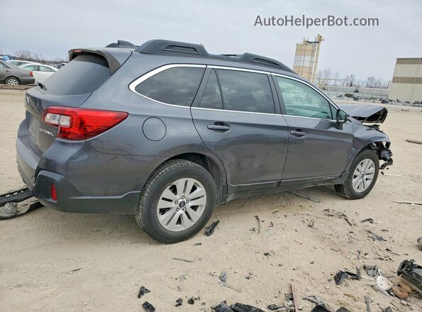 4S4BSAFC4K3296258 2019 SUBARU OUTBACK Gray Trasero derecho