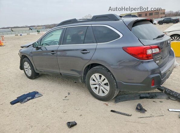 4S4BSAFC4K3296258 2019 SUBARU OUTBACK Gray Trasero izquierdo