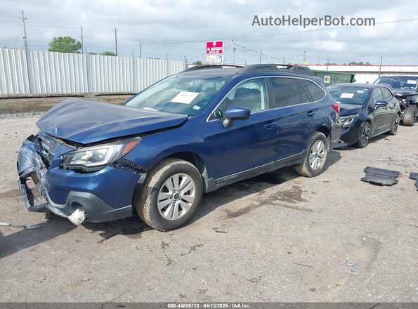 4S4BSAFC6K3311701 2019 SUBARU OUTBACK Синий Передняя левая четверть