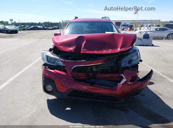 4S4BSAFC7K3367310 2019 SUBARU OUTBACK Красный Вид панели приборов