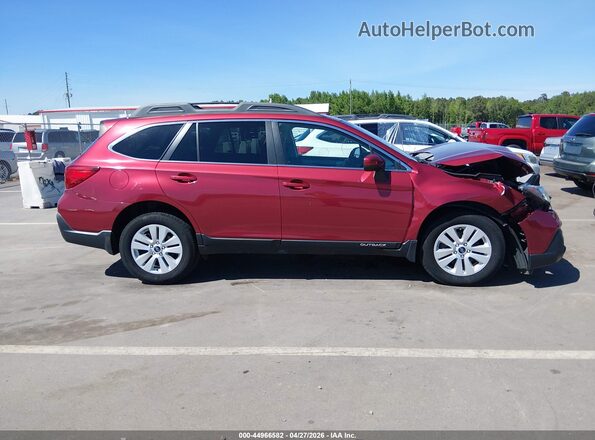 4S4BSAFC7K3367310 2019 SUBARU OUTBACK Красный Вид щитка приборов