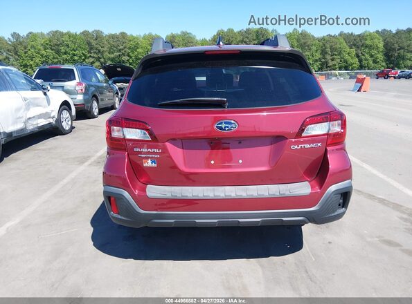 4S4BSAFC7K3367310 2019 SUBARU OUTBACK Красный 