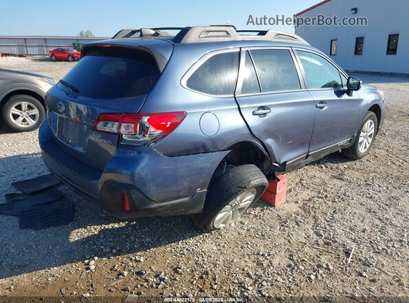 4S4BSAFC8J3202168 2018 SUBARU OUTBACK Синий Вид спереди