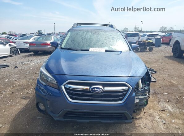 4S4BSAFC8K3368627 2019 SUBARU OUTBACK Blue Instrument cluster view
