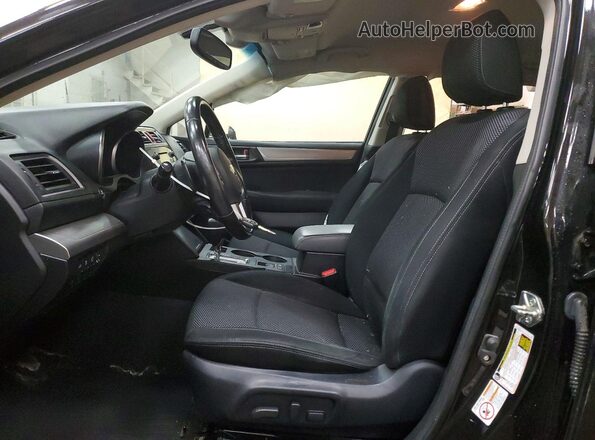 4S4BSAFCXG3273428 2016 SUBARU OUTBACK Black Widok wnętrza z przodu