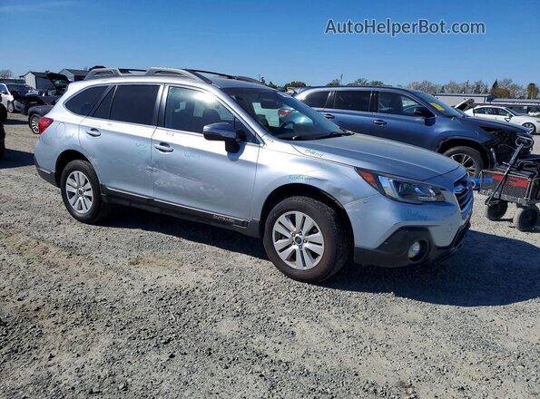 4S4BSAFCXJ3338835 2018 SUBARU OUTBACK Серебряный Передняя правая четверть