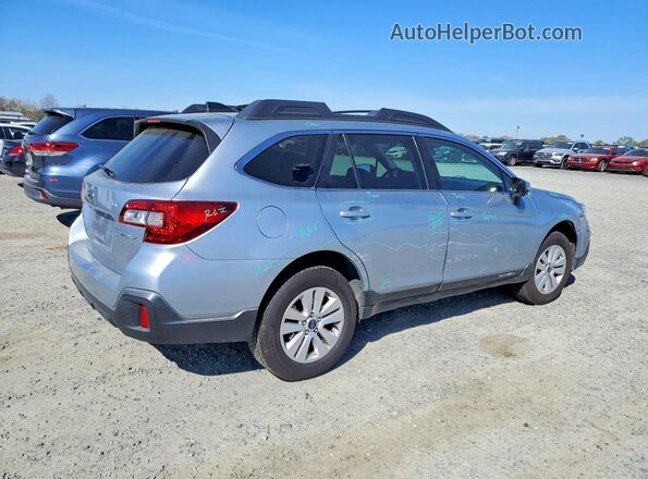4S4BSAFCXJ3338835 2018 SUBARU OUTBACK Серебряный Задняя правая четверть