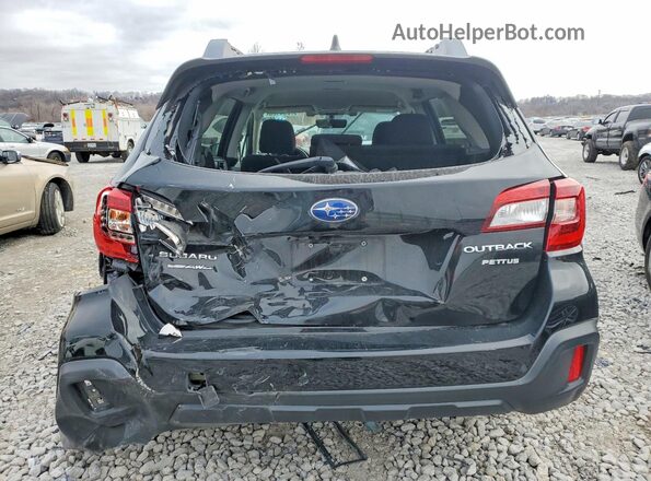 4S4BSAFCXK3266052 2019 SUBARU OUTBACK Black Widok z tyłu