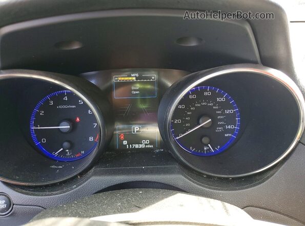 4S4BSAHC2G3272027 2016 SUBARU OUTBACK Синий Вид щитка приборов