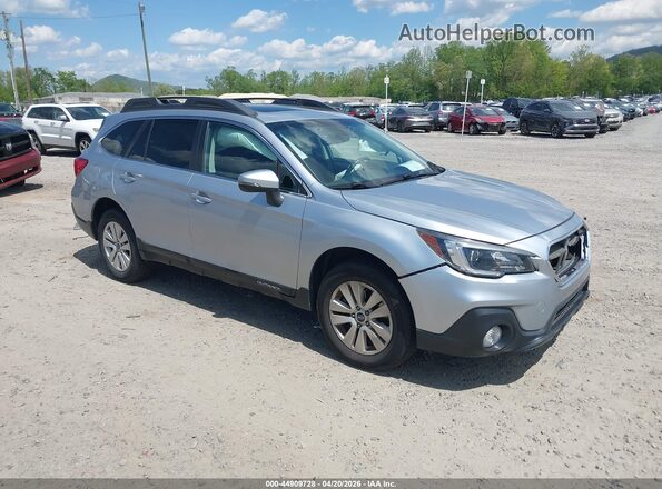 4S4BSAHC2K3331618 2019 SUBARU OUTBACK Серебряный Передняя правая четверть