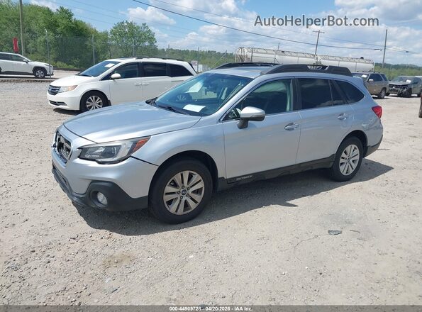 4S4BSAHC2K3331618 2019 SUBARU OUTBACK Серебряный Передняя левая четверть