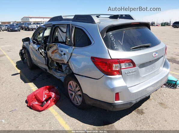 4S4BSAHCXH3200512 2017 SUBARU OUTBACK Серебряный Задняя левая четверть