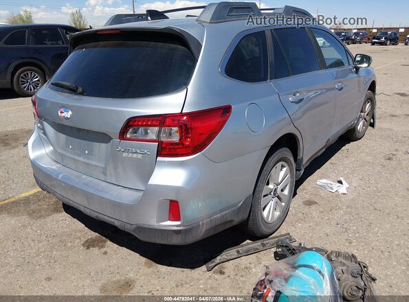 4S4BSAHCXH3200512 2017 SUBARU OUTBACK Серебряный Задняя правая четверть