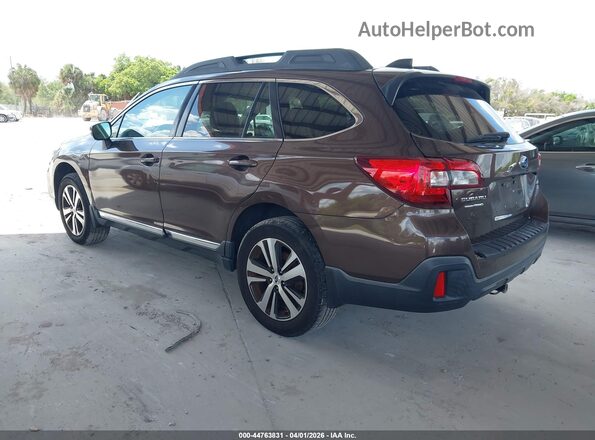 4S4BSAJC2K3241489 2019 SUBARU OUTBACK Коричневый Задняя левая четверть