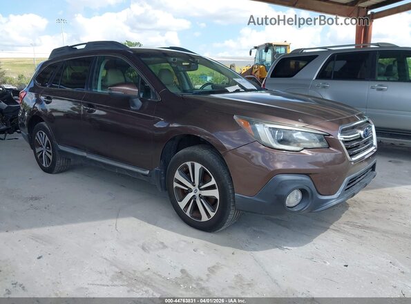 4S4BSAJC2K3241489 2019 SUBARU OUTBACK Коричневый Передняя правая четверть