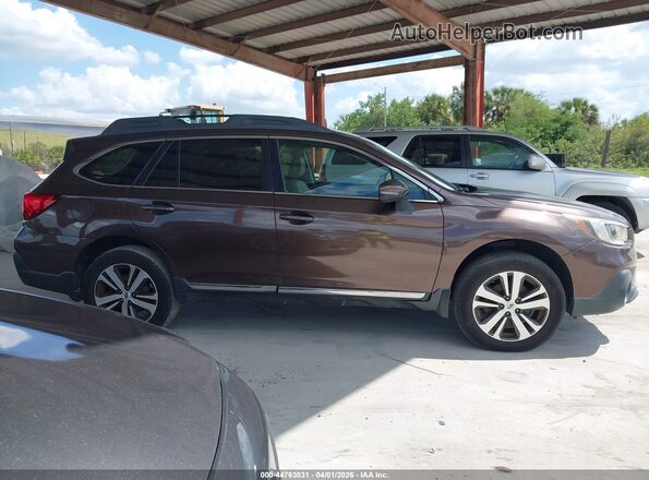 4S4BSAJC2K3241489 2019 SUBARU OUTBACK Коричневый Вид задней части салона