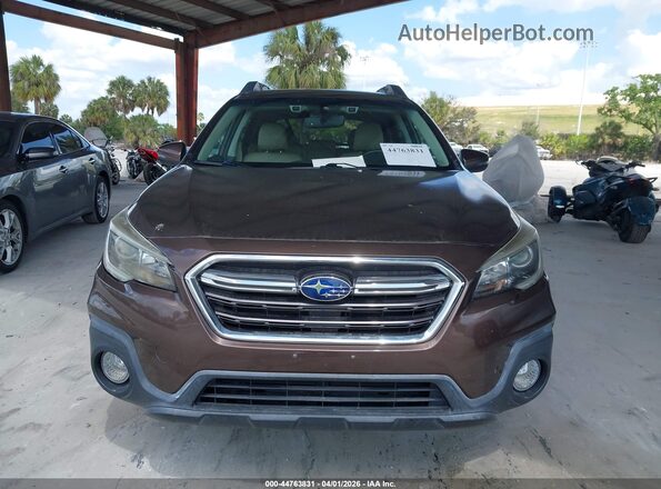 4S4BSAJC2K3241489 2019 SUBARU OUTBACK Коричневый Вид щитка приборов