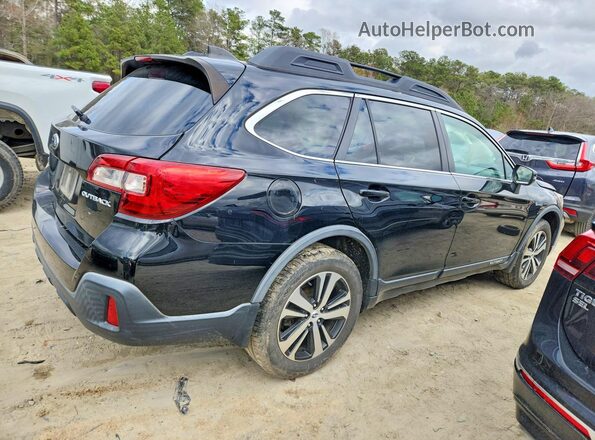 4S4BSAJC5K3384310 2019 SUBARU OUTBACK Черный Задняя правая четверть
