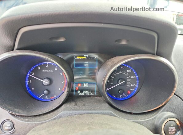 4S4BSAJC5K3384310 2019 SUBARU OUTBACK Черный Вид щитка приборов