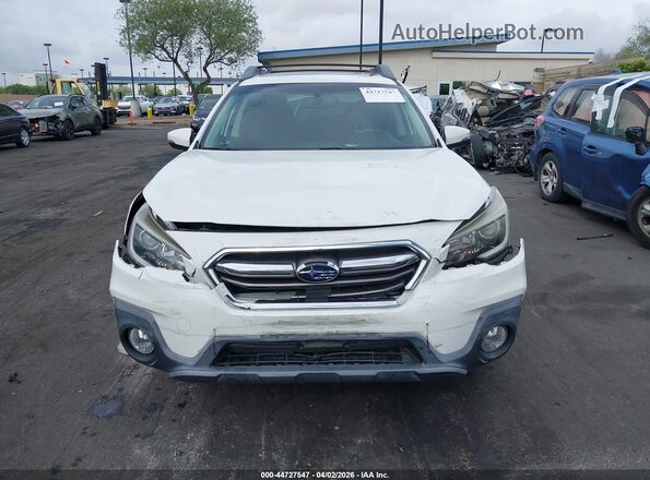 4S4BSAKC3J3370161 2018 SUBARU OUTBACK Белый Вид щитка приборов